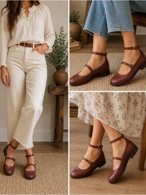 Lucky Brand Nalia Mary Jane Flat 9 Brand new
